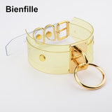  Multi-Colored Collar Transparent Choker 