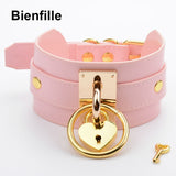  Stylish Pink BDSM Collar 