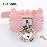  Stylish Pink BDSM Collar 