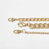  Edgy Multi-Layered Lock and Key Necklace 