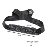  Black Ribbon Lace Blindfold 