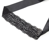  Black Ribbon Lace Blindfold 
