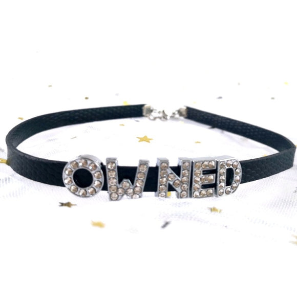 Jeweled Owned Collar
