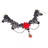  Classy Lace Rose Collar 