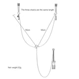  Triple Pleasure Nipple and Clit Chain 
