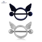  Naughty Angel Wing Nipple Rings 