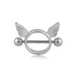 Naughty Angel Wing Nipple Rings 