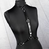  Sweet Leather Body Harness Lingerie 