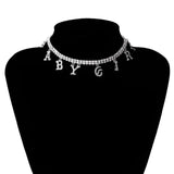  Jeweled Babygirl Choker 