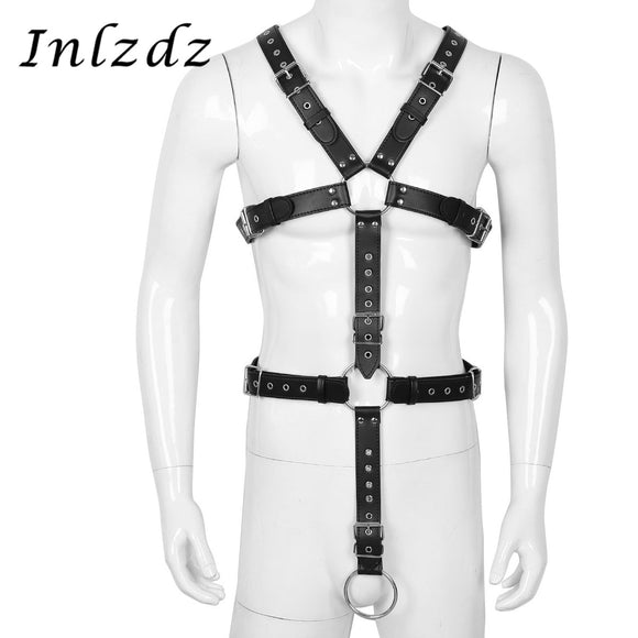 Men's Full Body Harness BDSM Gear