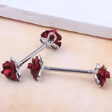  Kiss From A Rose Nipple Piercings 