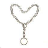  Silver-Plated Choke Collar for Women 