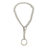  Silver-Plated Choke Collar for Women 