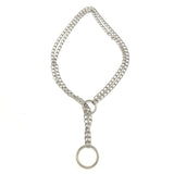  Silver-Plated Choke Collar for Women 