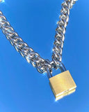  Mistress Lover Men's Padlock Necklace 