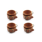  Old-School Leather Bondage Bed Tie Downs 