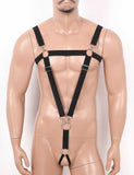  Spandex Harness Bondage Suit 