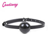  No Frills Black Mouth Ball Gag 