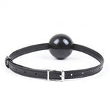  No Frills Black Mouth Ball Gag 