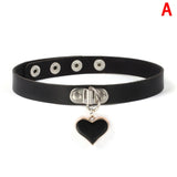  Trendy Leather Choker Collar 
