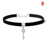  Trendy Leather Choker Collar 