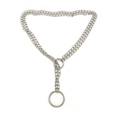  Silver-Plated Choke Collar for Women 