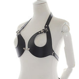  Stylish Leather Bondage Breast Harness 