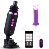  High-Tech Purple Dildo Sex Machine 