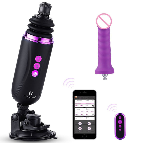 High-Tech Purple Dildo Sex Machine