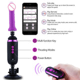  High-Tech Purple Dildo Sex Machine 