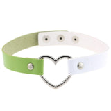  Two-Toned Heart Collar 