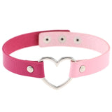  Two-Toned Heart Collar 