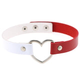  Two-Toned Heart Collar 