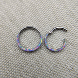  Iridescent Nipple Rings 