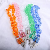  Transparent Locking Choker 