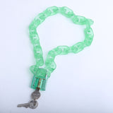  Transparent Locking Choker 