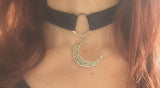  Bewitching Crescent Moon Collar 