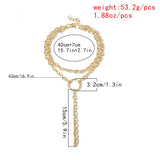  Chained Steel Bondage Collar 