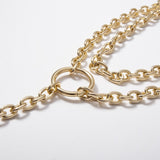  Chained Steel Bondage Collar 