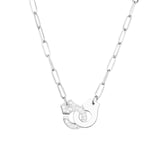  Posh Sterling Silver Handcuff Necklace 