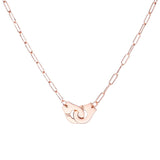  Posh Sterling Silver Handcuff Necklace 