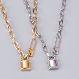  Voguish Slave Padlock Necklace 