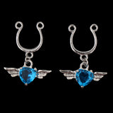  Winged Jewel Nipple Cuffs 