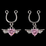  Winged Jewel Nipple Cuffs 
