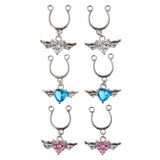  Winged Jewel Nipple Cuffs 