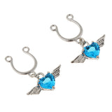  Winged Jewel Nipple Cuffs 
