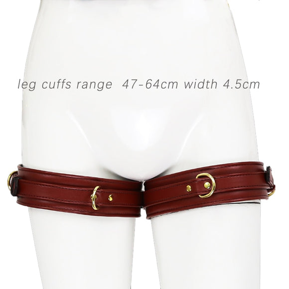 Stylish Adjustable Leather Thigh Cuffs