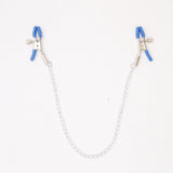  Rubber Coated Nipple Clamps With Chain 
