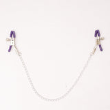  Rubber Coated Nipple Clamps With Chain 