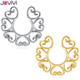  Encircling Hearts Non-Pierced Nipple Shield Jewelry 